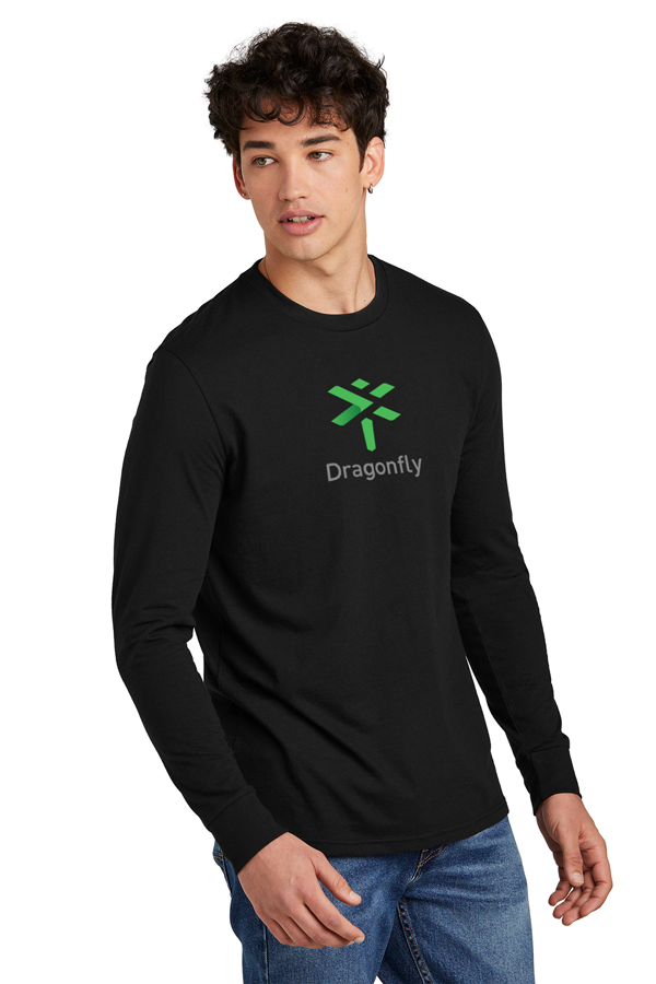 dragonfly Full-Color| District Perfect Blend Long-Sleeve Tee