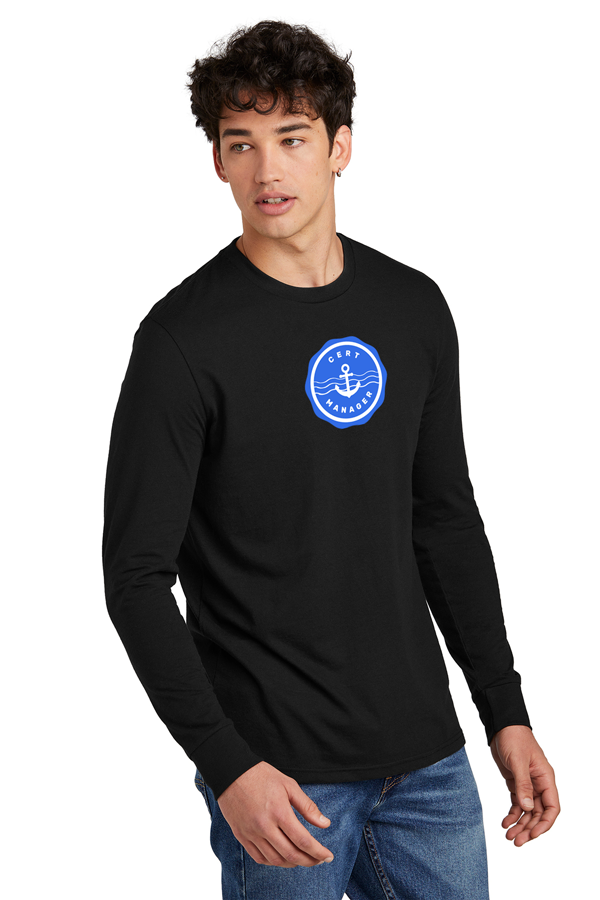 Cert Manager Full-Color| District Perfect Blend Long-Sleeve Tee