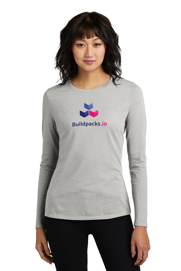 Buildpacks Full-Color| District Perfect Blend Long-Sleeve Tee